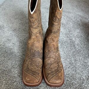 Dan Post Women’s Sidecar DP2885 Brown Western Cowboy Boots